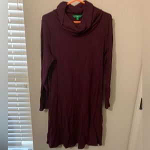 Long sleeve sweater dress